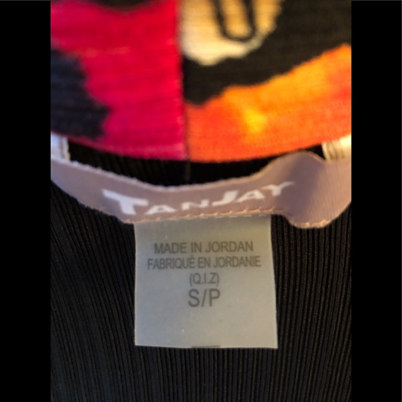 TanJay Floral Trimmed Black Jacket - Picture 3 of 5